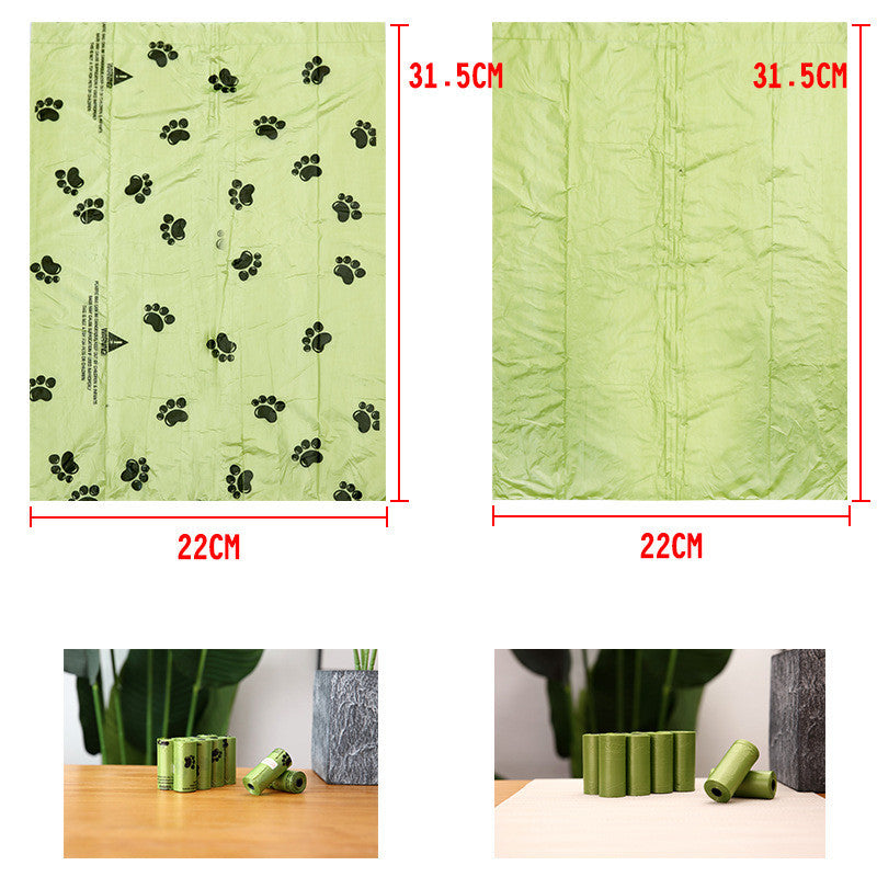 Läckagesäkra och luktsäkra hundbajspåsar utan handtag