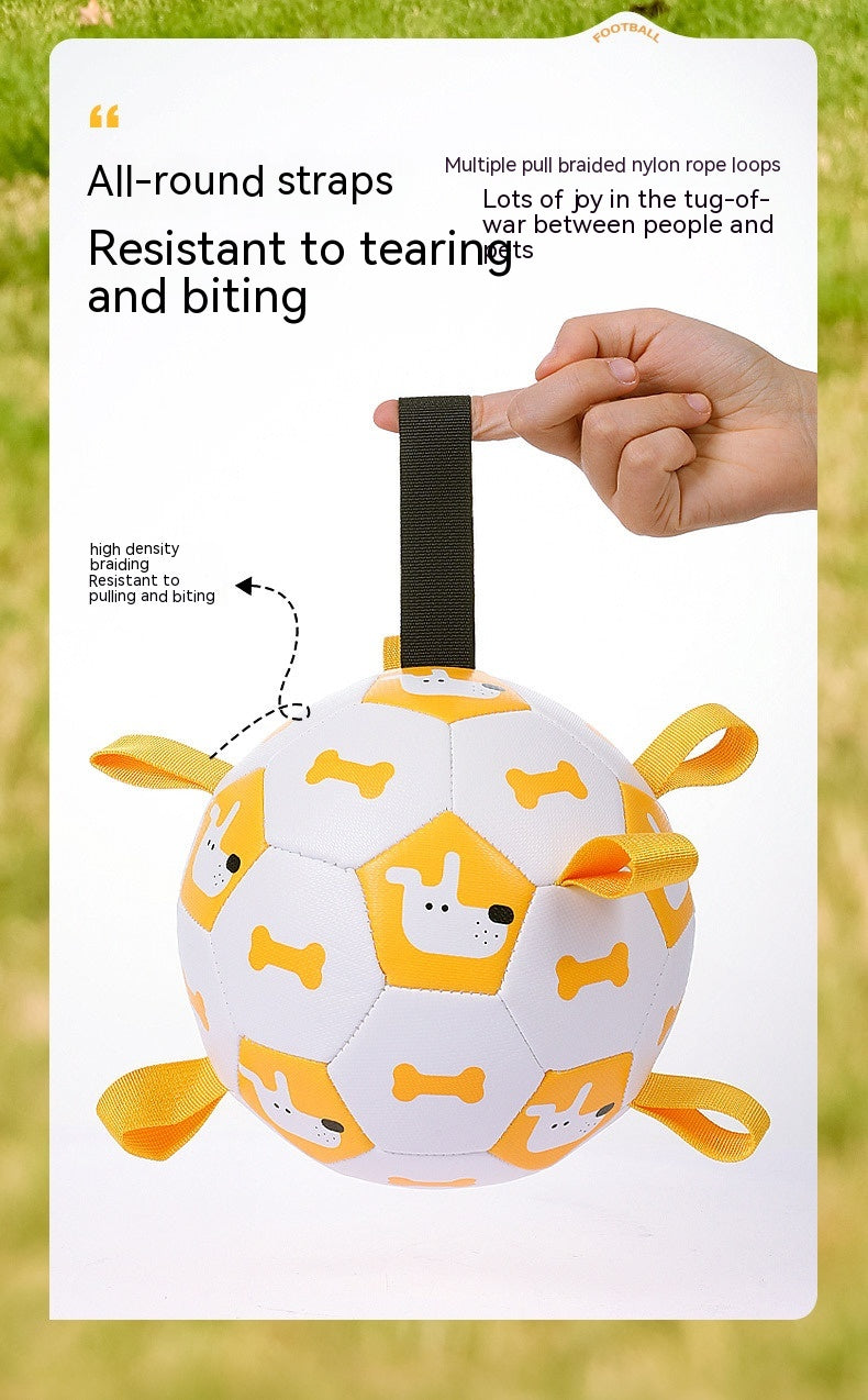 Interaktiv Fotbollsleksak för Hund – Lek, Träning & Glädje ⚽🐶