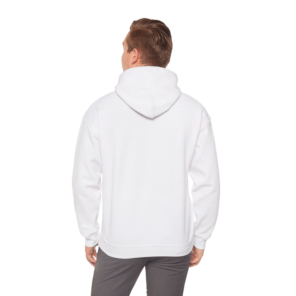 Unisex hoodie med broderad logga – E & Joy